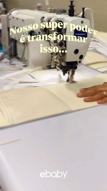 Costura de bolsa na fábrica eBaby